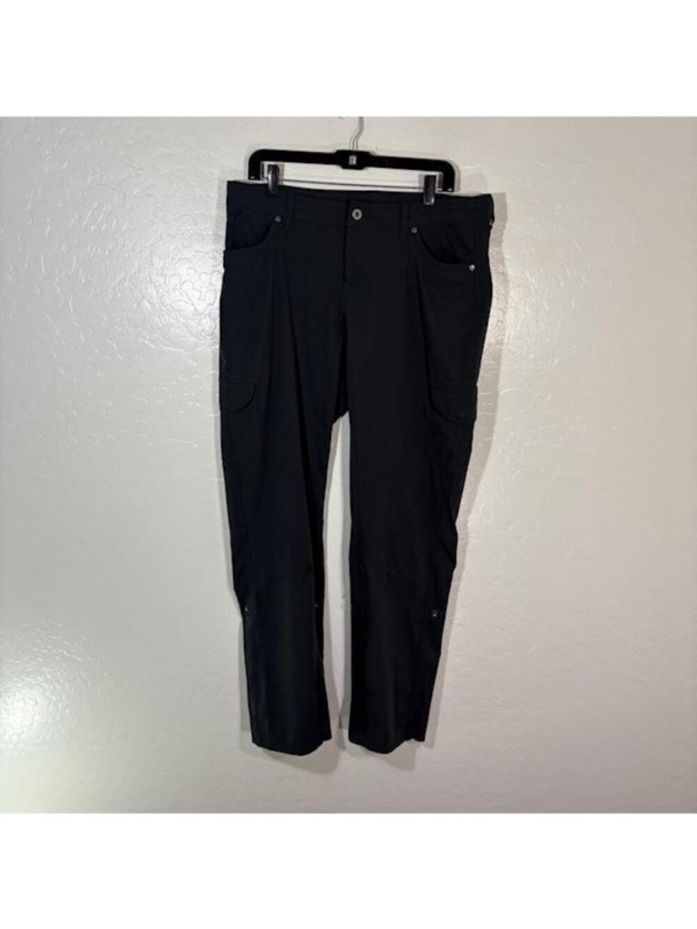 Kuhl Pants Womens 14 Gray Hiking Cargo Outdoor Nylon Blend Stretch Travel